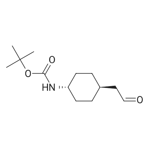 215790-29-7|tert-Butyl (trans-4-(2-oxoethyl)cyclohexyl)carbamate
