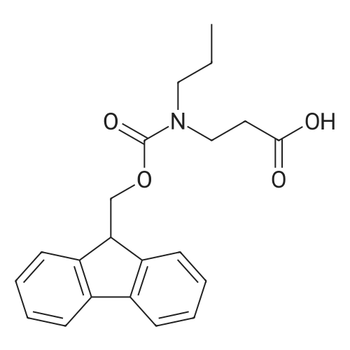 3-((((9H-Fluoren-9-yl)methoxy)carbonyl)(propyl)amino)propanoic acid