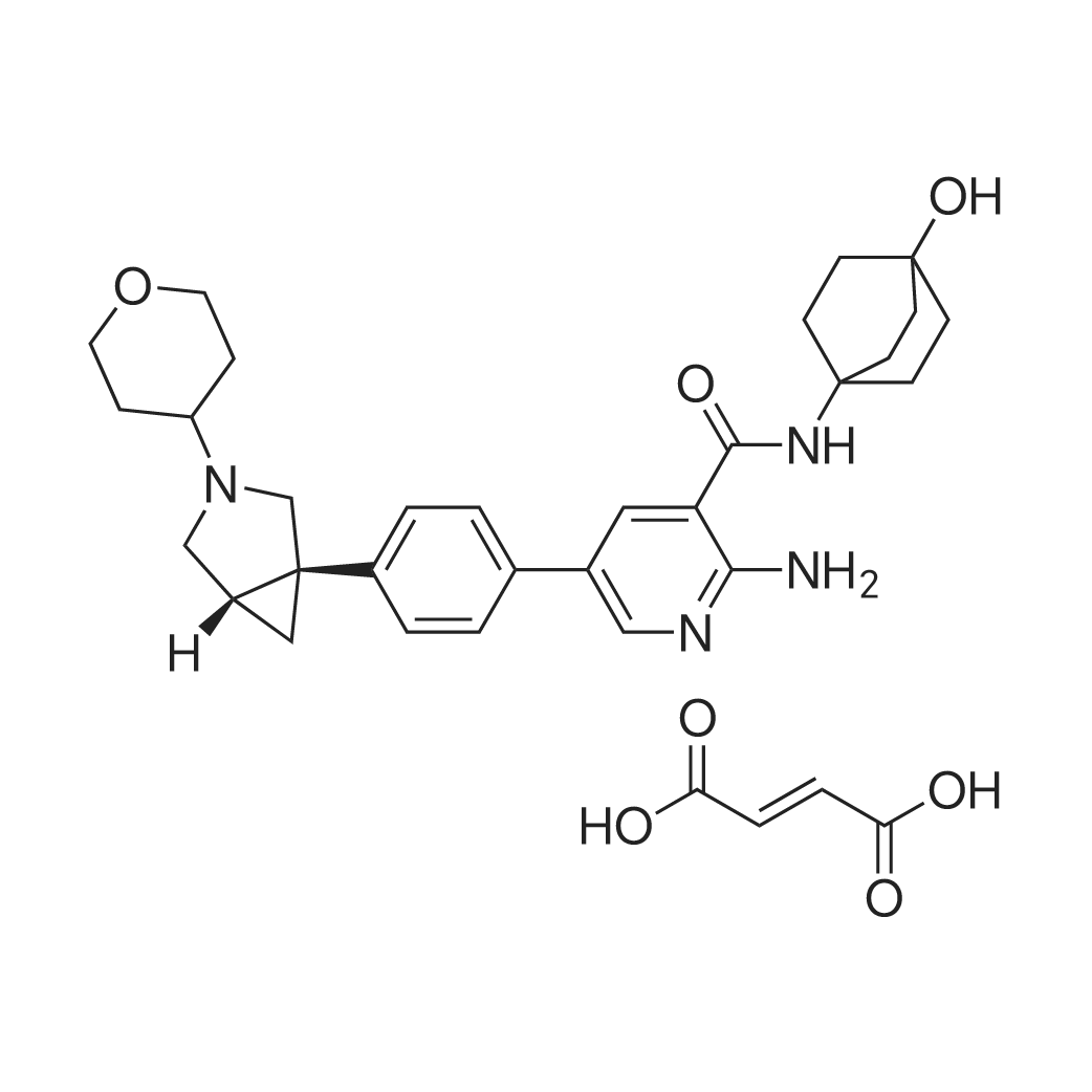 2-Amino-N-(4-hydroxybicyclo[2.2.2]octan-1-yl)-5-(4-((1R,5S)-3-(tetrahydro-2H-pyran-4-yl)-3-azabicycl