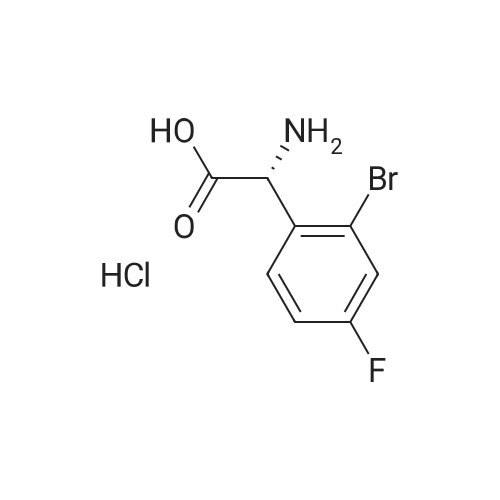 (R)-2-amino-2-(2-bromo-4-fluorophenyl)acetic acid hydrochloride