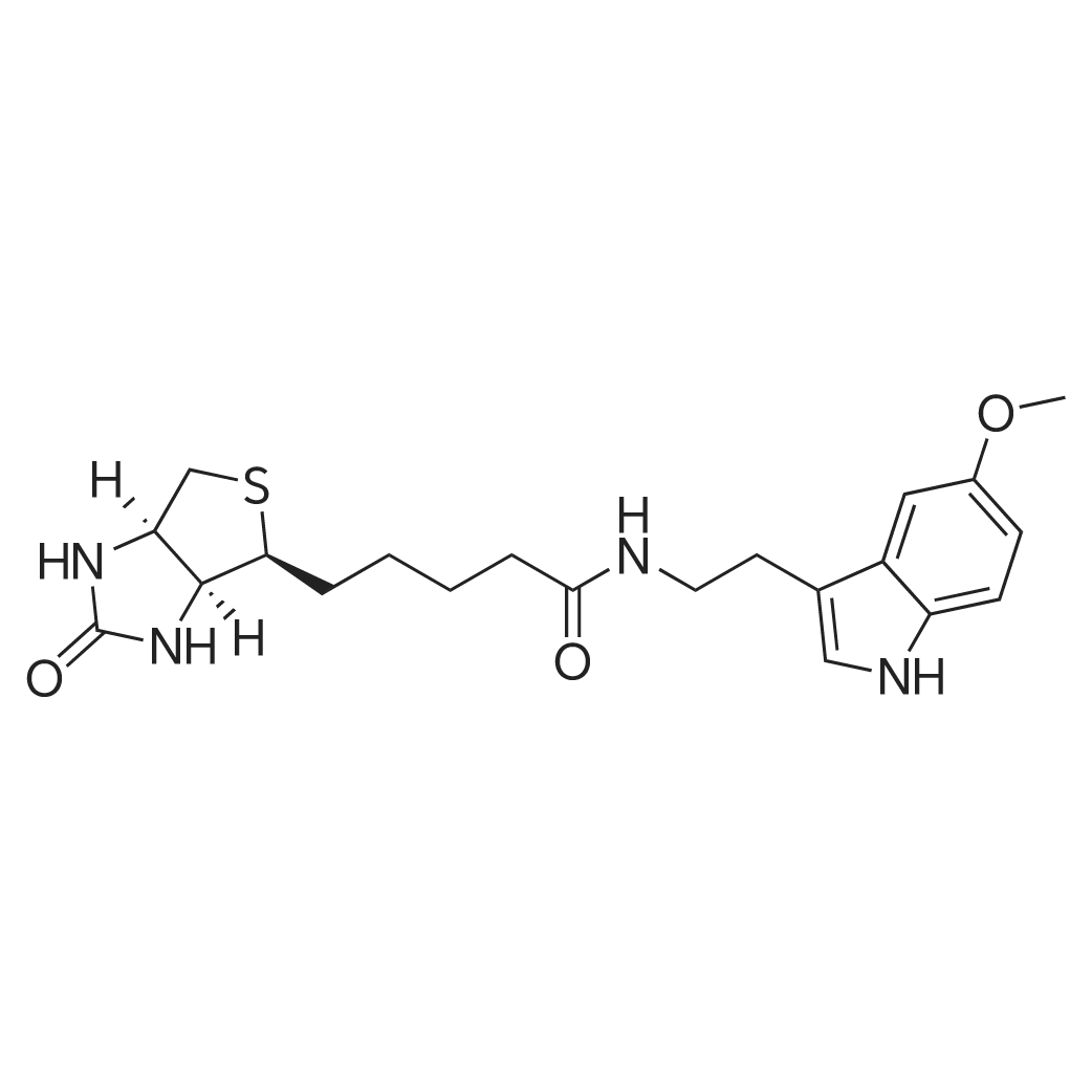 rel-N-(2-(5-Methoxy-1H-indol-3-yl)ethyl)-5-((3aR,4R,6aS)-2-oxohexahydro-1H-thieno[3,4-d]imidazol-4-y