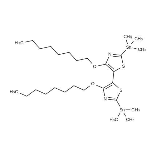 4,4'-Bis(octyloxy)-2,2'-bis(trimethylstannyl)-5,5'-bithiazole