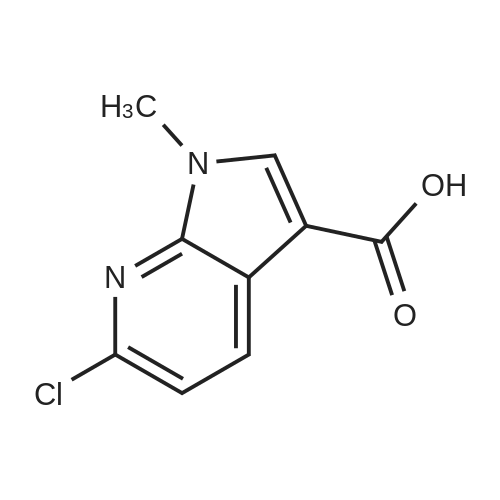 6-chloro-1-methyl-1H-pyrrolo[2,3-b]pyridine-3-carboxylic acid