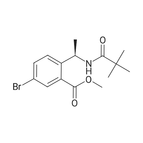 Methyl (R)-5-bromo-2-(1-pivalamidoethyl)benzoate