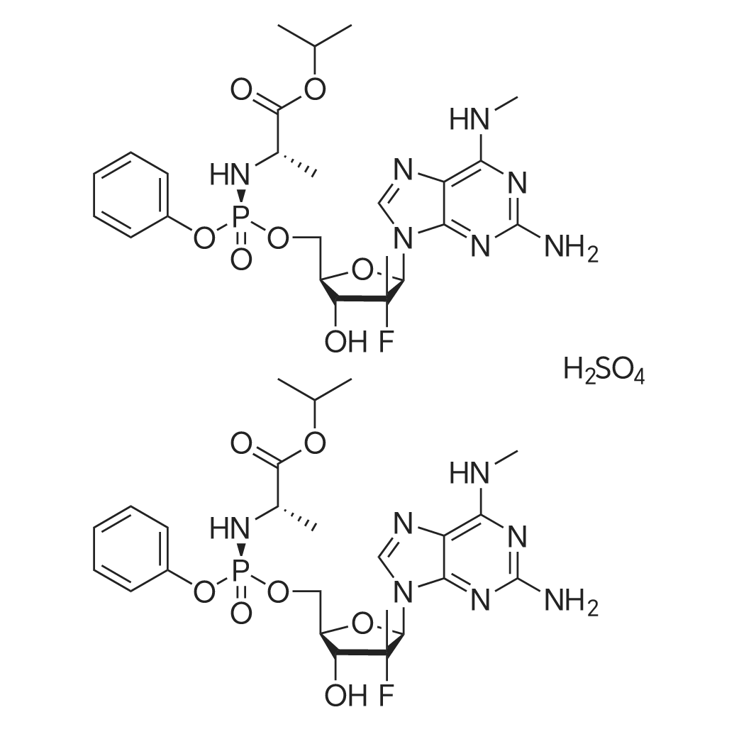 (2S)-Isopropyl 2-(((((2R,3R,4R,5R)-5-(2-amino-6-(methylamino)-9H-purin-9-yl)-4-fluoro-3-hydroxy-4-me