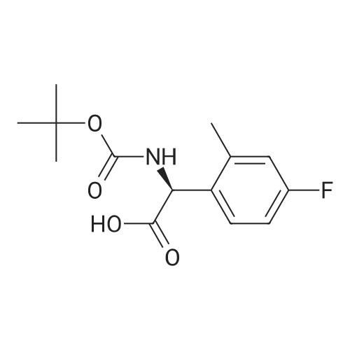(S)-2-((tert-Butoxycarbonyl)amino)-2-(4-fluoro-2-methylphenyl)acetic acid