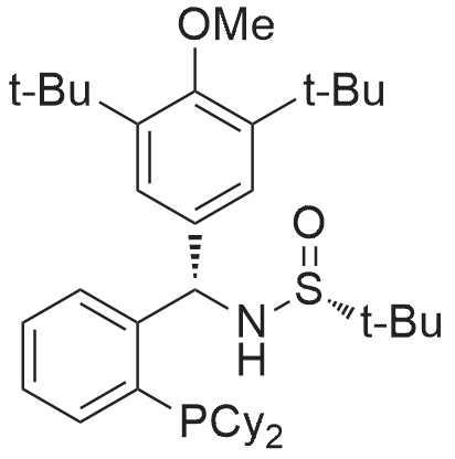 (R)-N-((S)-(3,5-Di-tert-butyl-4-methoxyphenyl)(2-(dicyclohexylphosphanyl)phenyl)methyl)-2-methylprop