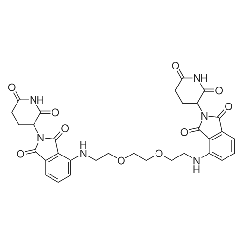 4,4'-(((Ethane-1,2-diylbis(oxy))bis(ethane-2,1-diyl))bis(azanediyl))bis(2-(2,6-dioxopiperidin-3-yl)i