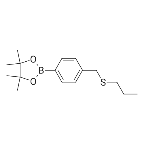 4,4,5,5-Tetramethyl-2-(4-((propylthio)methyl)phenyl)-1,3,2-dioxaborolane