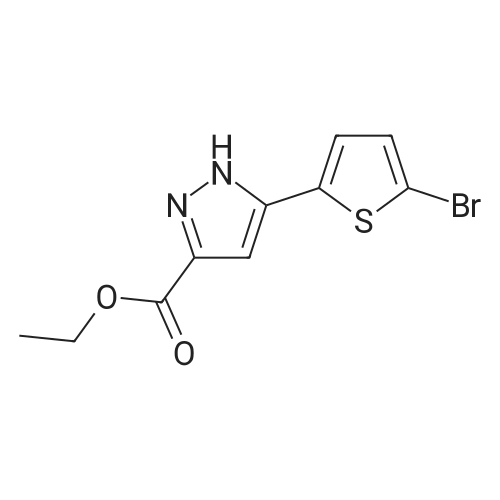 Ethyl 5-(5-bromothiophen-2-yl)-1H-pyrazole-3-carboxylate