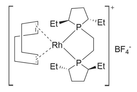 1,2-Bis((2S,5S)-2,5-diethylphospholano)ethane(cyclooctadiene)rhodium(I) tetrafluoroborate