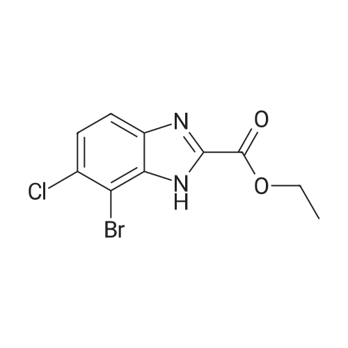 Ethyl 7-bromo-6-chloro-1H-benzo[d]imidazole-2-carboxylate