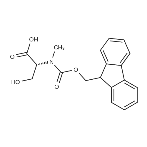 (R)-2-((((9H-Fluoren-9-yl)methoxy)carbonyl)(methyl)amino)-3-hydroxypropanoic acid
