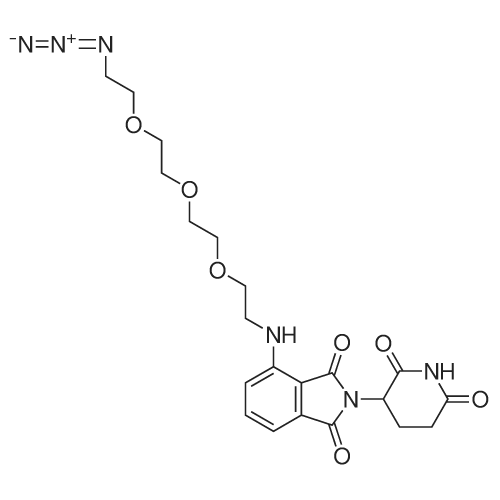 4-((2-(2-(2-(2-Azidoethoxy)ethoxy)ethoxy)ethyl)amino)-2-(2,6-dioxopiperidin-3-yl)isoindoline-1,3-dio