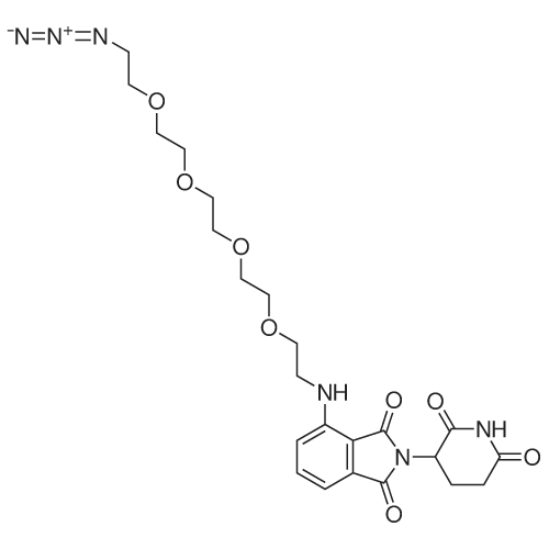 4-((14-Azido-3,6,9,12-tetraoxatetradecyl)amino)-2-(2,6-dioxopiperidin-3-yl)isoindoline-1,3-dione