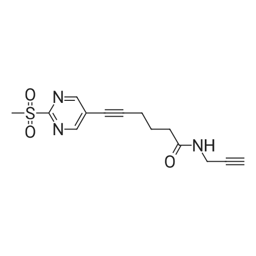 2288710-39-2 6-(2-(Methylsulfonyl)pyrimidin-5-yl)-N-(prop-2-yn-1-yl)hex-5-ynamide