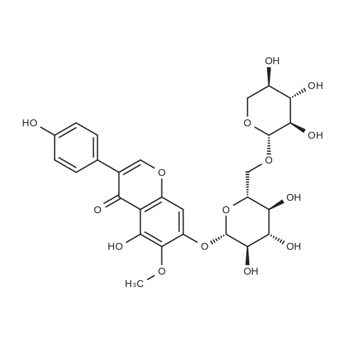 5-Hydroxy-3-(4-hydroxyphenyl)-6-methoxy-7-(((2S,3R,4S,5S,6R)-3,4,5-trihydroxy-6-((((2S,3R,4S,5R)-3,4
