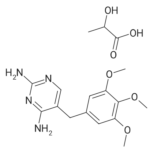 5-(3,4,5-Trimethoxybenzyl)pyrimidine-2,4-diamine 2-hydroxypropanoate