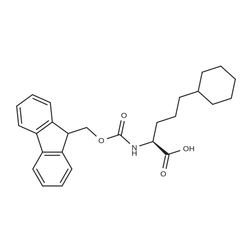 (S)-2-((((9H-Fluoren-9-yl)methoxy)carbonyl)amino)-5-cyclohexylpentanoic acid