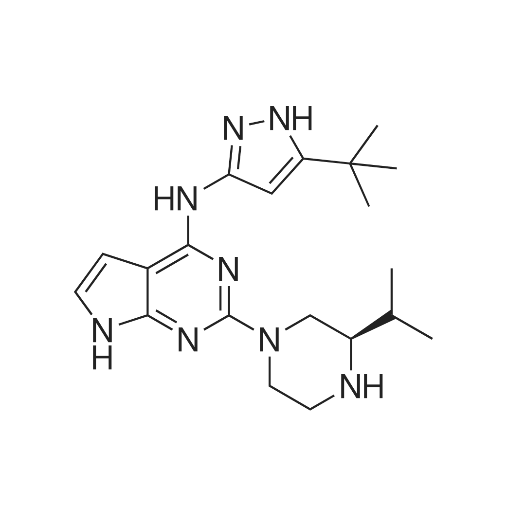 (R)-N-(5-(tert-Butyl)-1H-pyrazol-3-yl)-2-(3-isopropylpiperazin-1-yl)-7H-pyrrolo[2,3-d]pyrimidin-4-am
