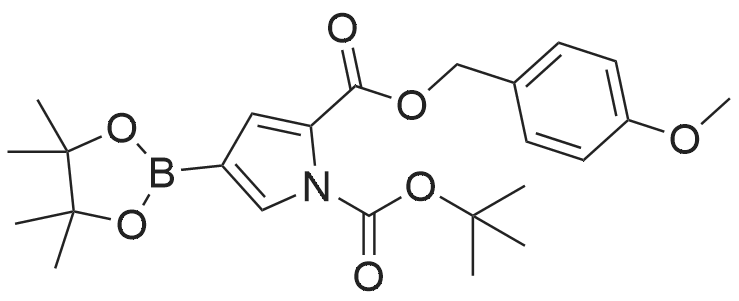 1-(tert-Butyl) 2-(4-methoxybenzyl) 4-(4,4,5,5-tetramethyl-1,3,2-dioxaborolan-2-yl)-1H-pyrrole-1,2-di