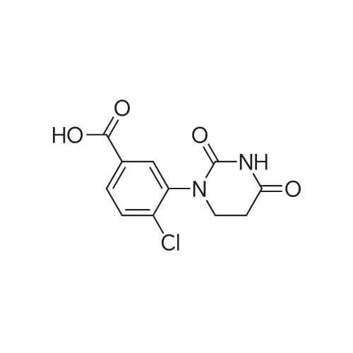 4-Chloro-3-(2,4-dioxotetrahydropyrimidin-1(2H)-yl)benzoic acid