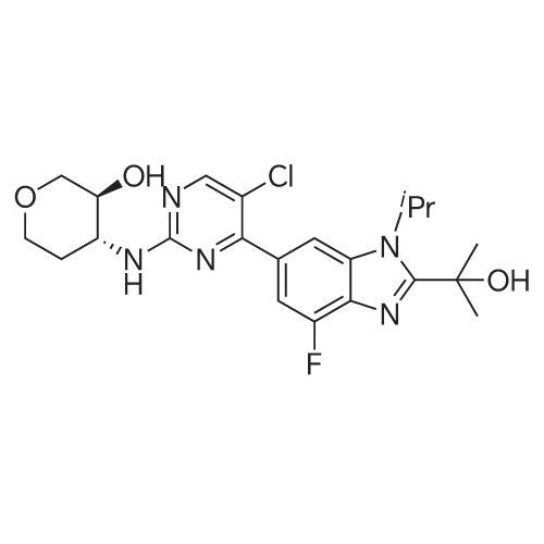 (3S,4R)-4-((5-Chloro-4-(4-fluoro-2-(2-hydroxypropan-2-yl)-1-isopropyl-1H-benzo[d]imidazol-6-yl)pyrim