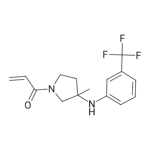 1-(3-Methyl-3-((3-(trifluoromethyl)phenyl)amino)pyrrolidin-1-yl)prop-2-en-1-one