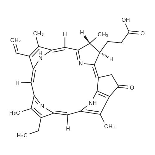 (3S,4S)-9-Ethenyl-14-ethyl-4,8,13,18-tetramethyl-20-oxo-3-phorbinepropanoic acid