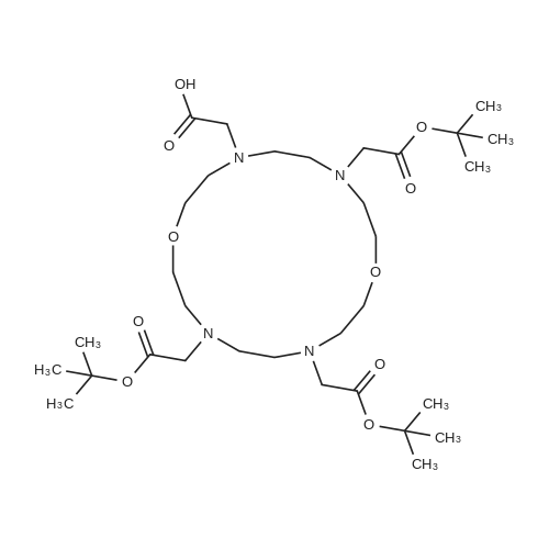 2-(7,13,16-Tris(2-(tert-butoxy)-2-oxoethyl)-1,10-dioxa-4,7,13,16-tetraazacyclooctadecan-4-yl)acetic 