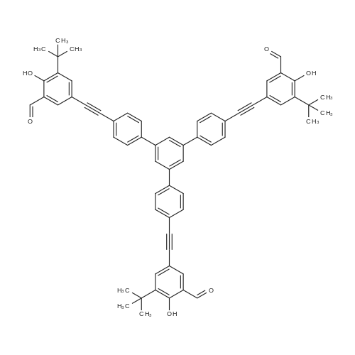 5,5'-((5'-(4-((3-(tert-Butyl)-5-formyl-4-hydroxyphenyl)ethynyl)phenyl)-[1,1':3',1''-terphenyl]-4,4''