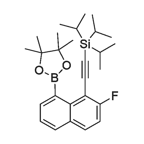 ((2-Fluoro-8-(4,4,5,5-tetramethyl-1,3,2-dioxaborolan-2-yl)naphthalen-1-yl)ethynyl)triisopropylsilane