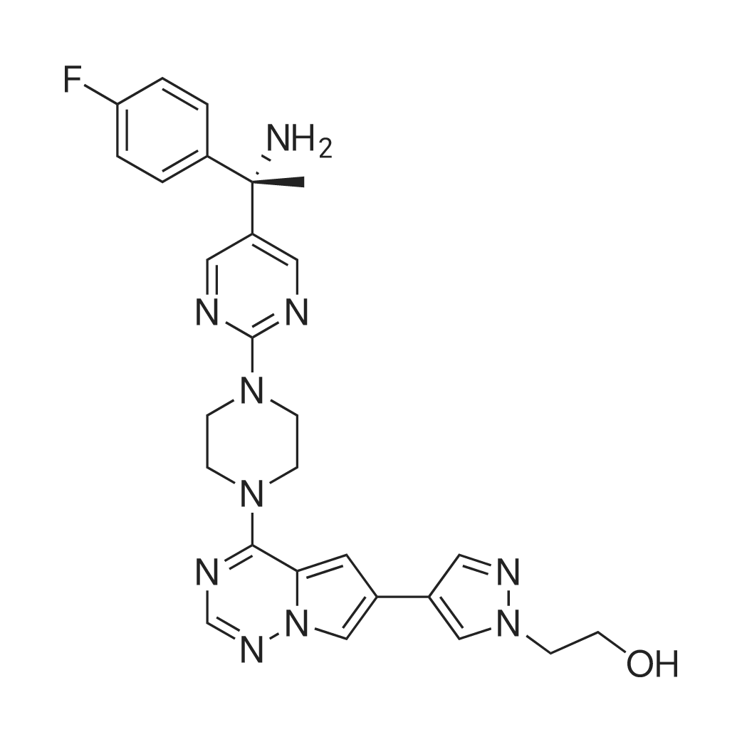 (S)-2-(4-(4-(4-(5-(1-Amino-1-(4-fluorophenyl)ethyl)pyrimidin-2-yl)piperazin-1-yl)pyrrolo[2,1-f][1,2,