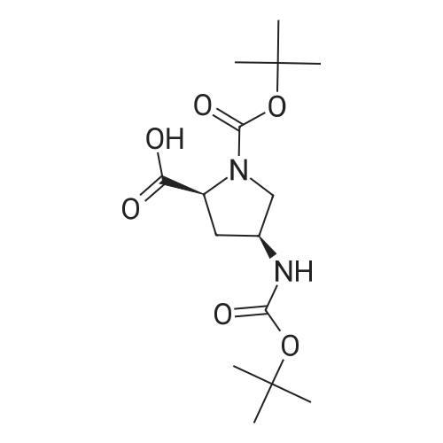 (2S,4S)-1-(tert-Butoxycarbonyl)-4-((tert-butoxycarbonyl)amino)pyrrolidine-2-carboxylic acid