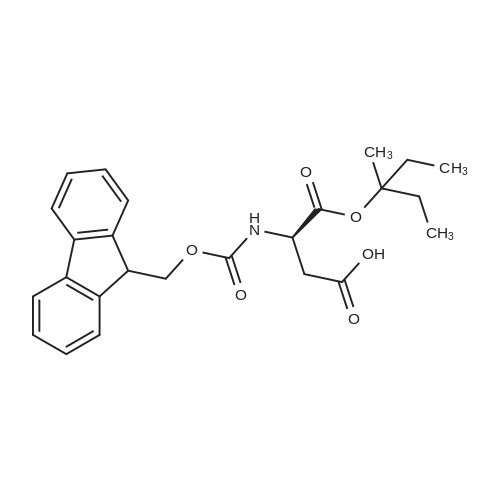 (S)-3-((((9H-Fluoren-9-yl)methoxy)carbonyl)amino)-4-((3-methylpentan-3-yl)oxy)-4-oxobutanoic acid