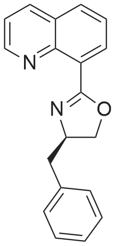 (R)-4-Benzyl-2-(quinolin-8-yl)-4,5-dihydrooxazole
