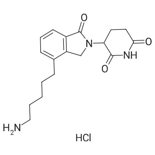 3-(4-(5-Aminopentyl)-1-oxoisoindolin-2-yl)piperidine-2,6-dione hydrochloride