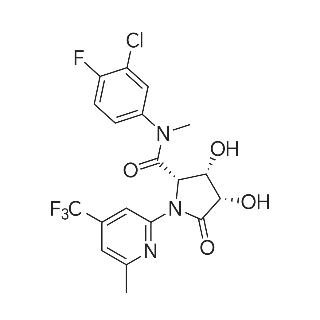 (2S,3S,4S)-N-(3-Chloro-4-fluorophenyl)-3,4-dihydroxy-N-methyl-1-(6-methyl-4-(trifluoromethyl)pyridin
