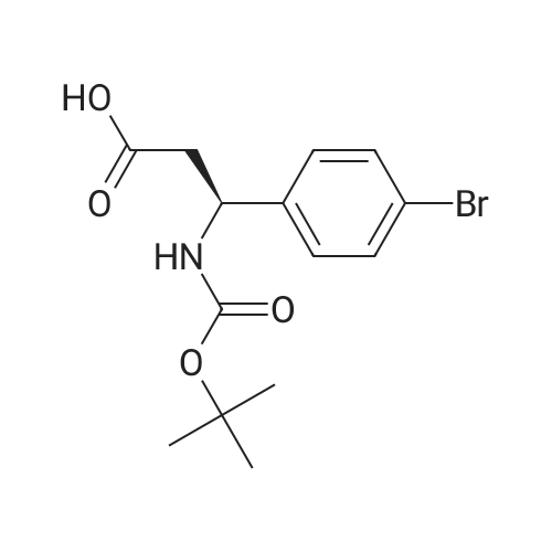 (S)-3-(4-Bromophenyl)-3-((tert-butoxycarbonyl)amino)propanoic acid