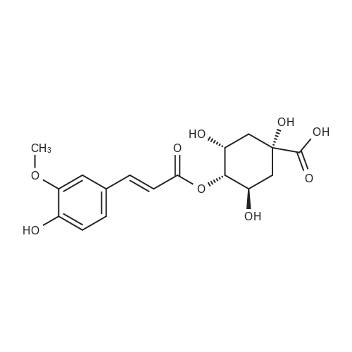 (1S,3R,4S,5R)-1,3,5-Trihydroxy-4-((3-(4-hydroxy-3-methoxyphenyl)acryloyl)oxy)cyclohexane-1-carboxyli