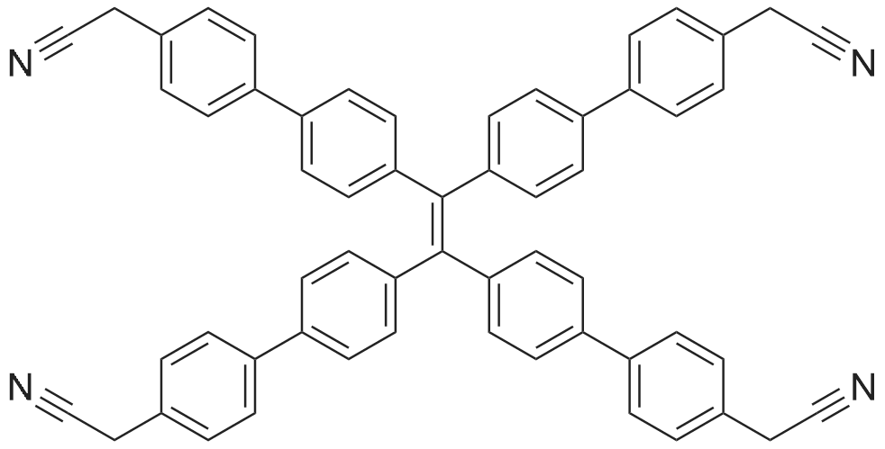 2624149-07-9 2,2',2'',2'''-(Ethene-1,1,2,2-tetrayltetrakis([1,1'-biphenyl]-4',4-diyl))tetraacetonitr