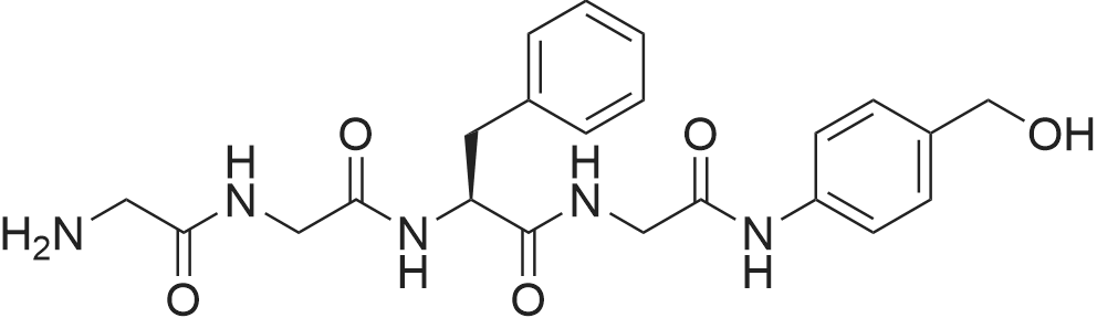 (S)-2-(2-(2-Aminoacetamido)acetamido)-N-(2-((4-(hydroxymethyl)phenyl)amino)-2-oxoethyl)-3-phenylprop