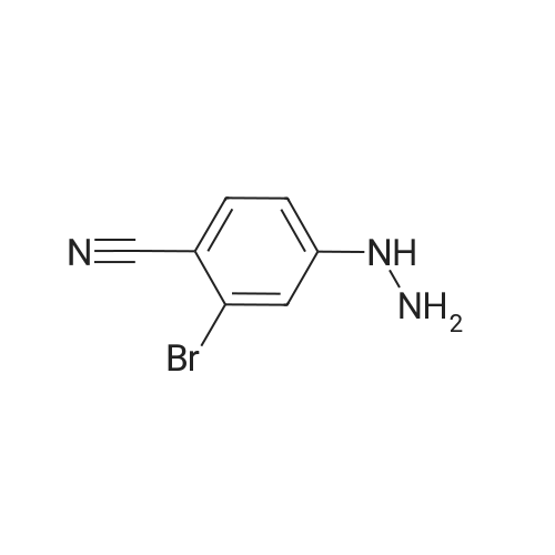 2-Bromo-4-hydrazinylbenzonitrile