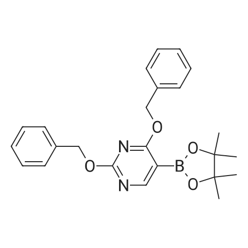 2,4-Bis(benzyloxy)-5-(4,4,5,5-tetramethyl-1,3,2-dioxaborolan-2-yl)pyrimidine
