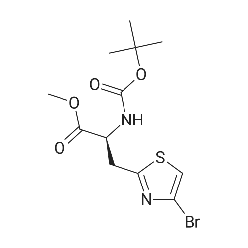 Methyl (S)-3-(4-bromothiazol-2-yl)-2-((tert-butoxycarbonyl)amino)propanoate