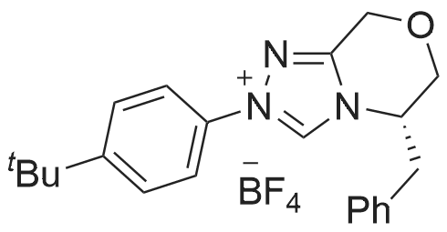 (S)-5-Benzyl-2-(4-(tert-butyl)phenyl)-5,6-dihydro-8H-[1,2,4]triazolo[3,4-c][1,4]oxazin-2-ium tetrafl