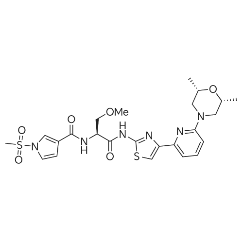 N-((S)-1-((4-(6-((2R,6S)-2,6-Dimethylmorpholino)pyridin-2-yl)thiazol-2-yl)amino)-3-methoxy-1-oxoprop