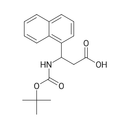 3-((tert-Butoxycarbonyl)amino)-3-(naphthalen-1-yl)propanoic acid