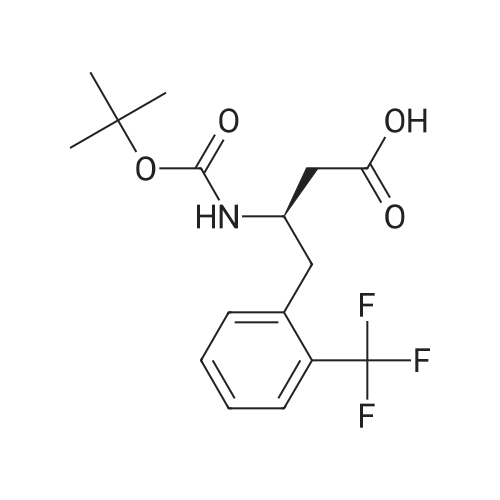 (R)-3-((tert-Butoxycarbonyl)amino)-4-(2-(trifluoromethyl)phenyl)butanoic acid