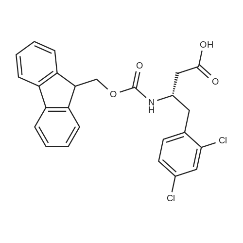 (S)-3-((((9H-Fluoren-9-yl)methoxy)carbonyl)amino)-4-(2,4-dichlorophenyl)butanoic acid